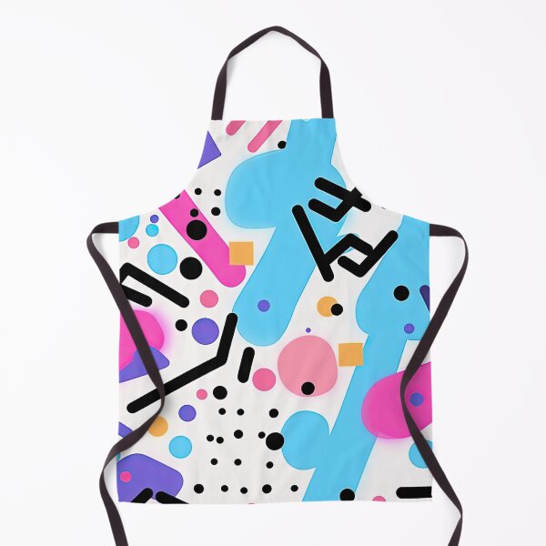 Item preview, Funky 80s and 90s Nostalgia Pop Pattern designed and sold by AeonAcademy.