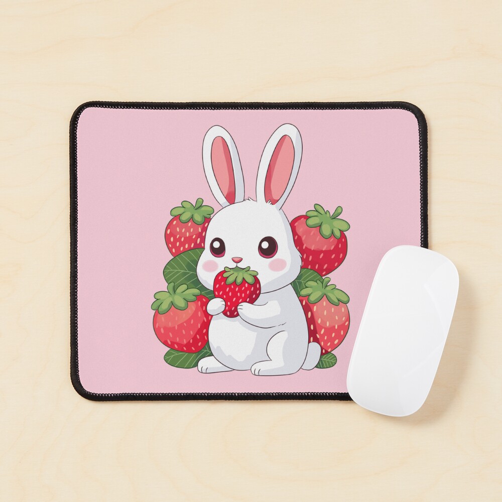 Cute strawberry bunny - Strawbunny