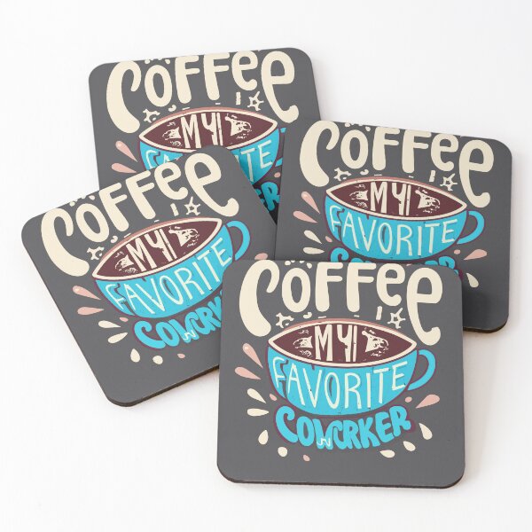 Item preview, Coffee is my favorite coworker designed and sold by OlivedesignsIN.