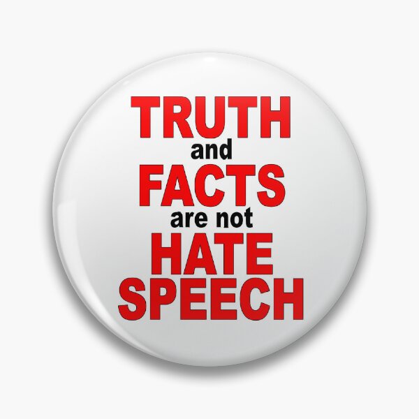 Item preview, Truth and facts are not hate speech designed and sold by BigTime.