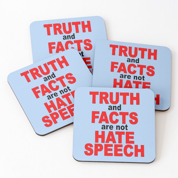 Item preview, Truth and facts are not hate speech designed and sold by BigTime.