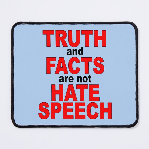 Item preview, Truth and facts are not hate speech designed and sold by BigTime.