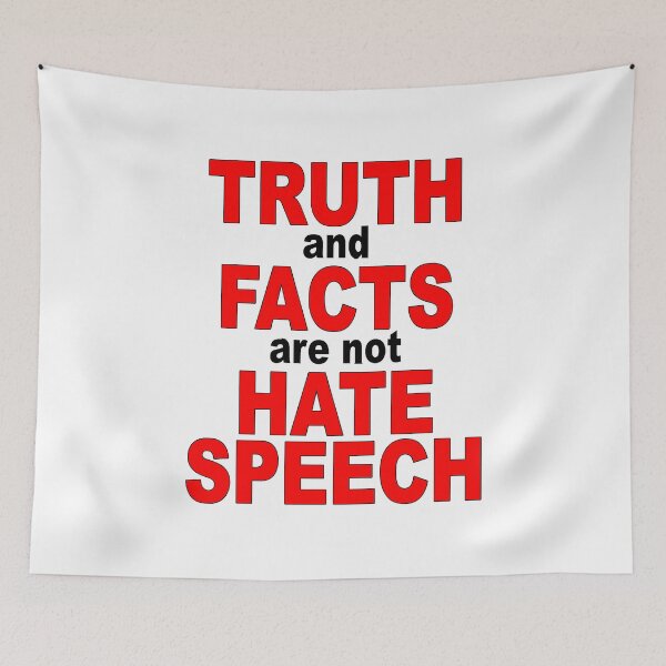 Item preview, Truth and facts are not hate speech designed and sold by BigTime.