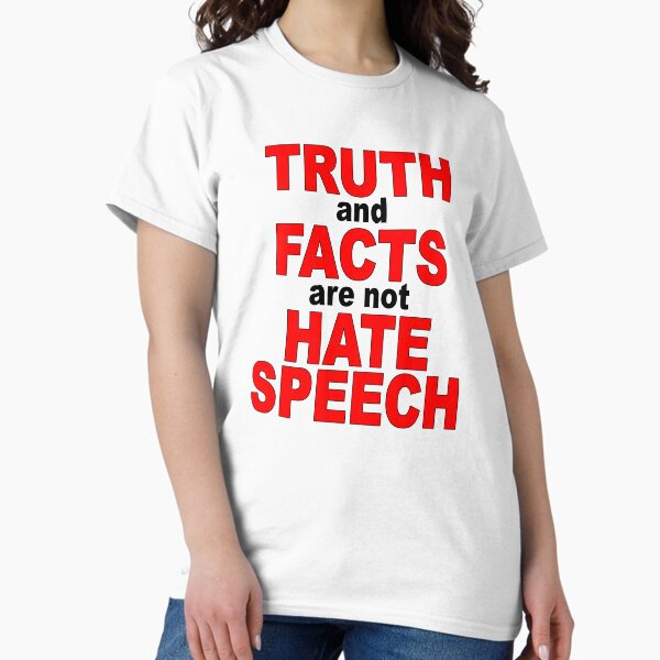 Item preview, Truth and facts are not hate speech designed and sold by BigTime.