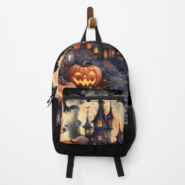 Item preview, Scary Halloween Castle Watercolor Style designed and sold by AnnaMDesign.