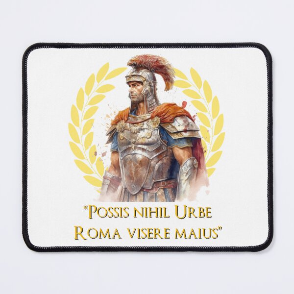 Item preview, Roman Legionary Ode to Rome Quote designed and sold by AgeOfHeroes.