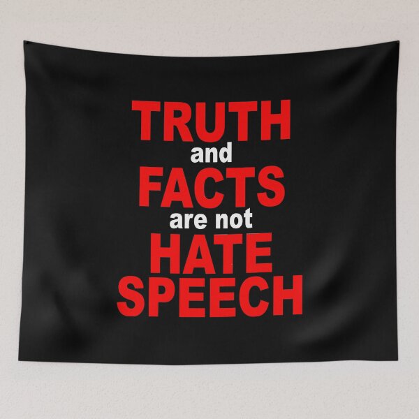 Item preview, Truth and facts are not hate speech designed and sold by BigTime.