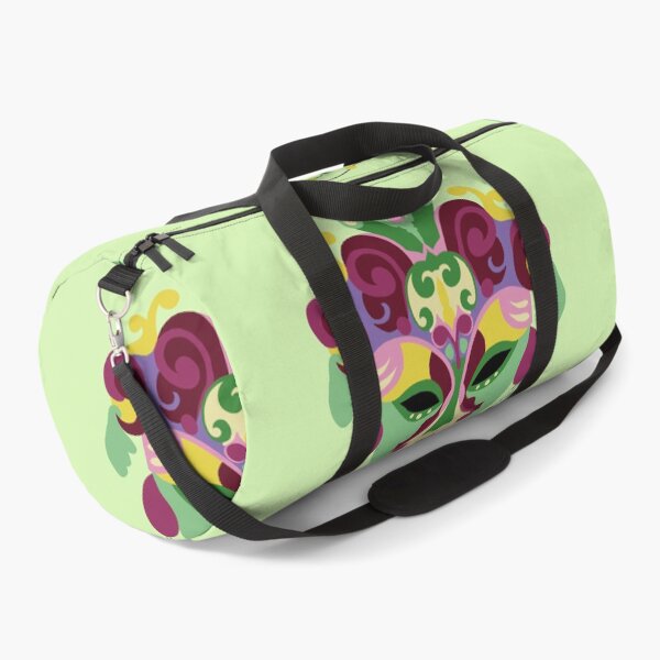 Item preview, Mardi Gras mask in typical colors of festival to celebrate carnival in style designed and sold by Lilly-Rune.