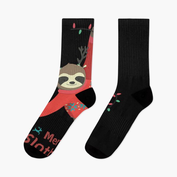 Item preview, Merry Slothmas - Christmas Sloth  	 designed and sold by ivngmswxn77.