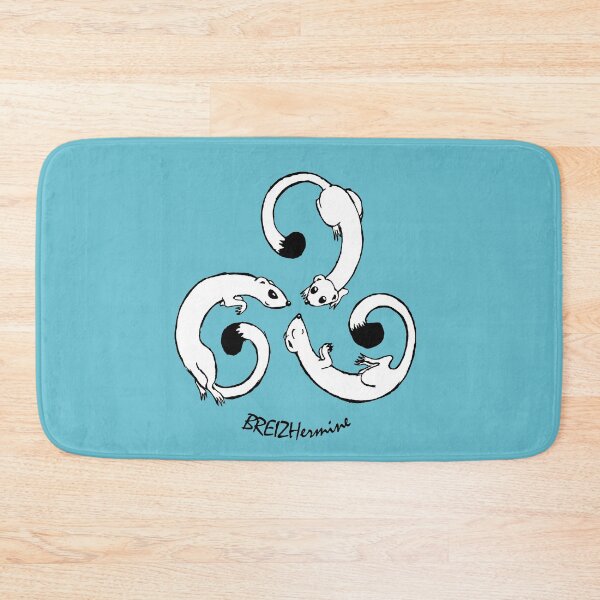 Item preview, Breton design BREIZHermine: ermines in the shape of a triskell designed and sold by Artabbydesign.