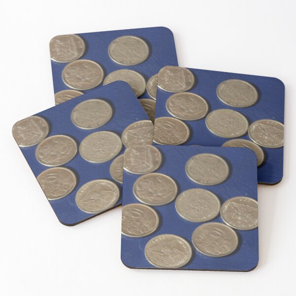 Item preview, Several coins 10 Cents each Trinidad and Tobago designed and sold by coinsxcrochet.