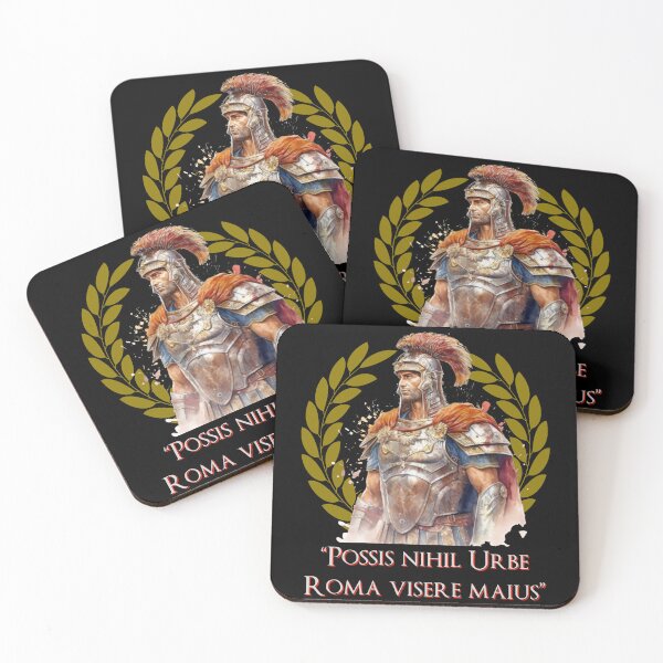 Item preview, Roman Legionary Ode to Rome Quote designed and sold by AgeOfHeroes.