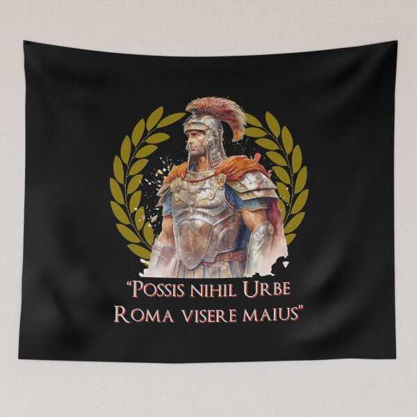 Item preview, Roman Legionary Ode to Rome Quote designed and sold by AgeOfHeroes.