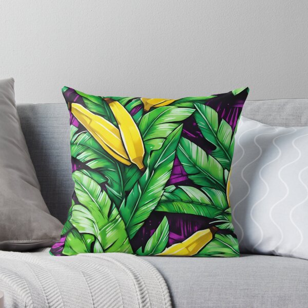 Item preview, Banana leaves Pattern designed and sold by SeamCraft.