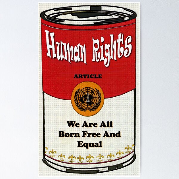 Item preview, HUMAN RIGHTS ART - UDHR ARTICLE 1 designed and sold by humanrights.