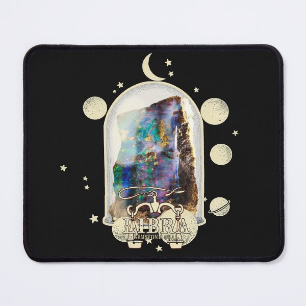 Item preview, Libra Gemstone: Opal crystal. Astral design. Black version designed and sold by MINDTHECHERRY.