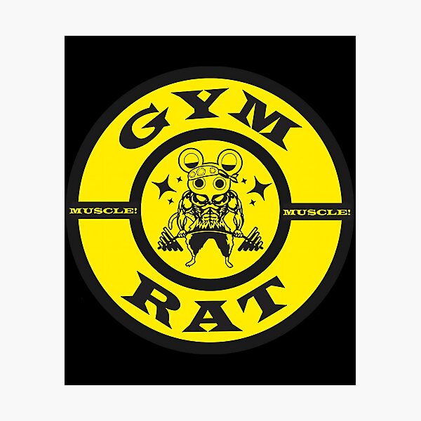 Gym Rats With Text Art Print -  Israel