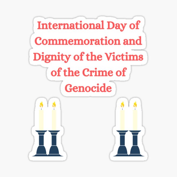 Item preview, International Day Of Commemoration And Dignity Of The Victims Of The Crime Of Genocide designed and sold by Simo0455.