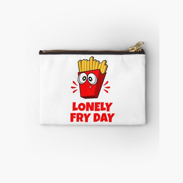 Item preview, Lonely Fry Day - Cute, Sad Fries Cartoon Print designed and sold by kcaandwu.