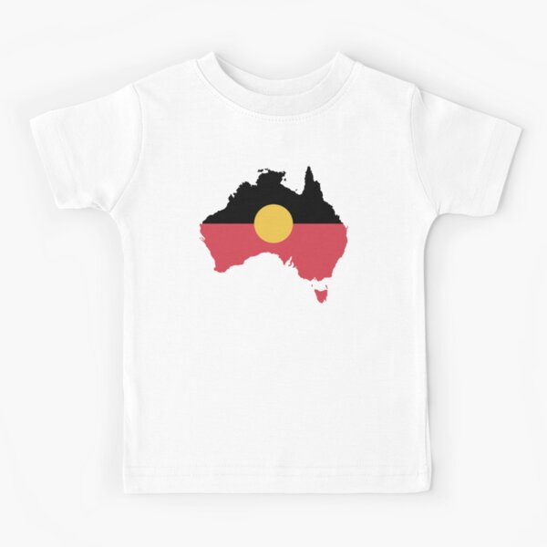 Item preview, Copy of Aboriginal Flag Australia Outline (Light Background) designed and sold by WalkaboutCo.