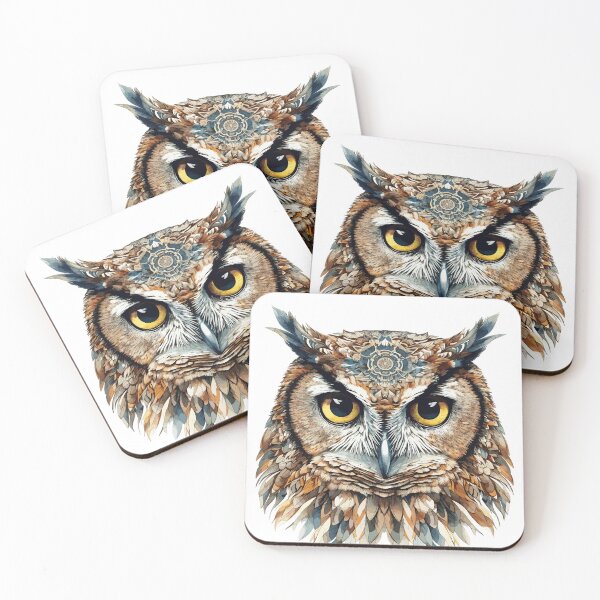 Item preview, Owl mandala designed and sold by RllngStudio.