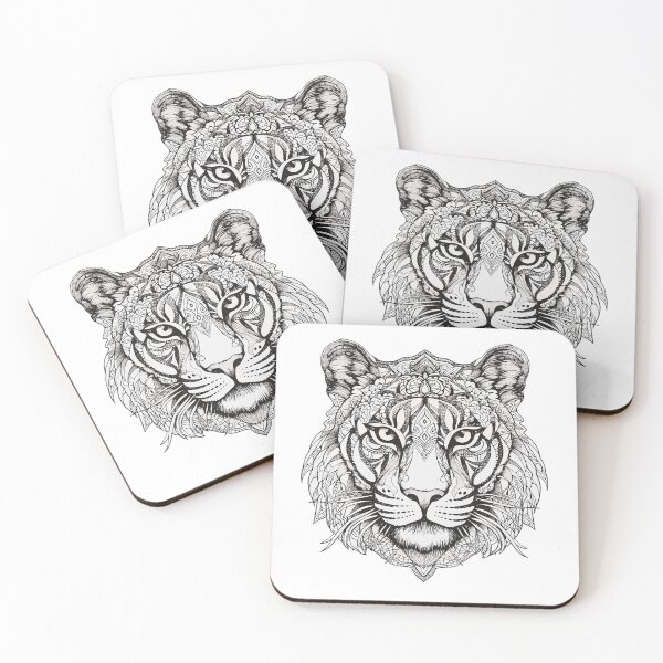 Item preview, Tiger mandala designed and sold by RllngStudio.