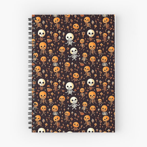 Item preview, Cute halloween skeletons pattern designed and sold by Andrey Tarakanov.
