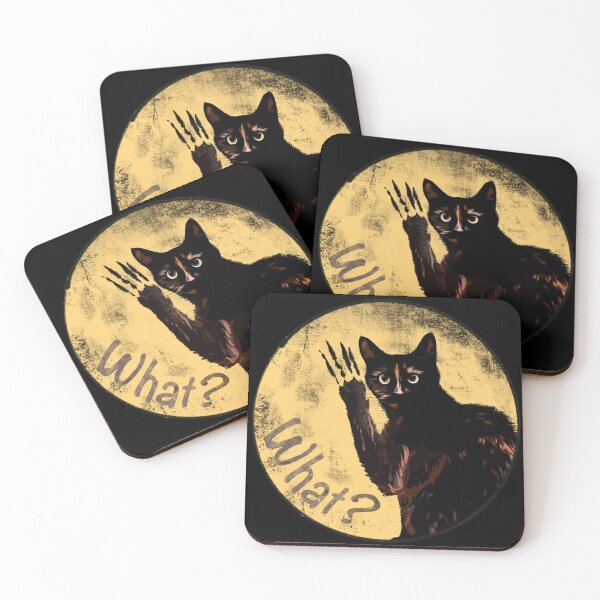Item preview, Bad Cat! What? designed and sold by AshandOakArt.