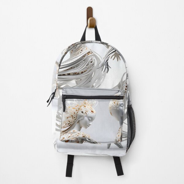 Item preview, Abstract Intricate Art Female Dancers White And Gold designed and sold by PioneerX1.