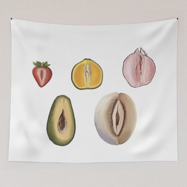 Item preview, Sliced Feminine Fruit. fruity gift ideas, feminine gift idea, Fruity Art Print, Fruity wall decor, Summer Refresh, Signed Art Print designed and sold by artsyaman1.