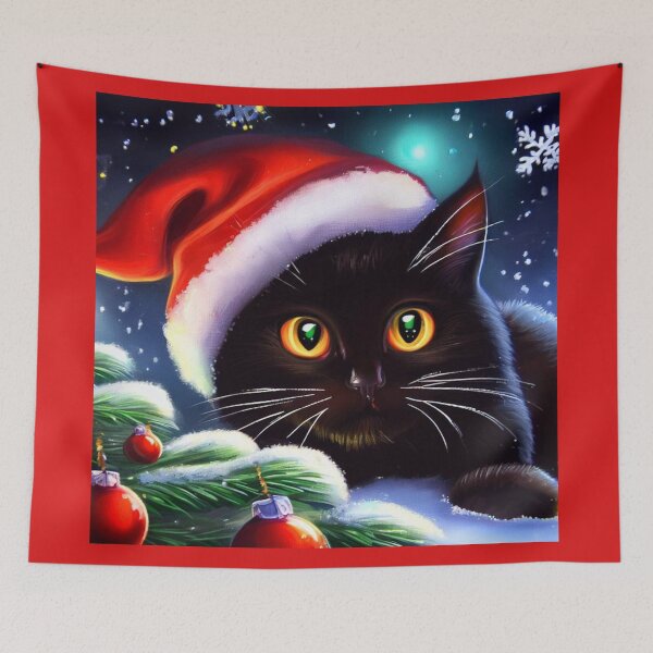 Item preview, Christmas Cat 1 designed and sold by CrankyOldDude.