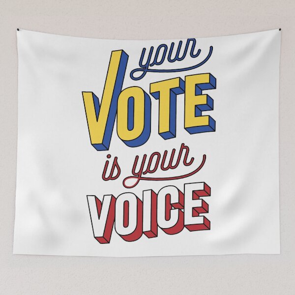 Item preview, Your vote is your voice designed and sold by Elegant Edge.