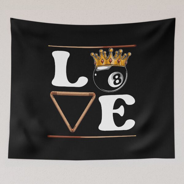 Item preview, Love Pool Player Billiards	 designed and sold by xaodffufje95.