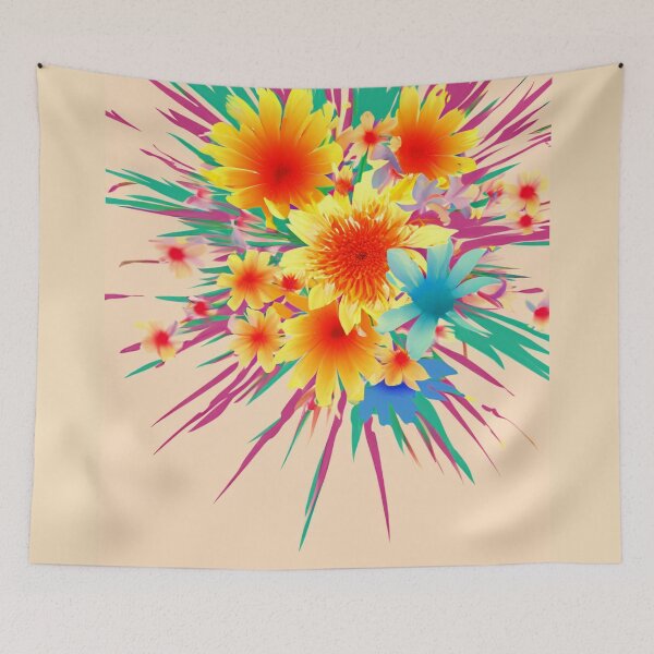 Item preview, Colorful flowers designed and sold by Photopat.