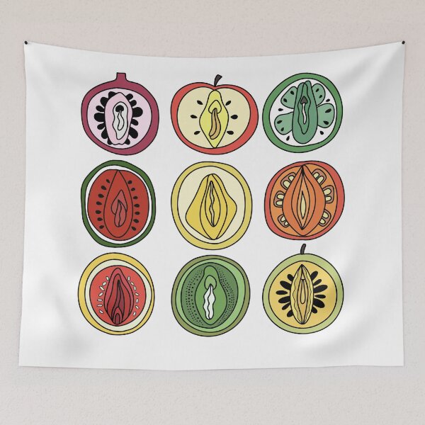Item preview, Sliced Feminine Fruit. fruity gift ideas, feminine gift idea, Fruity Art Print, Fruity wall decor, Summer Refresh, Signed Art Print designed and sold by artsyaman1.