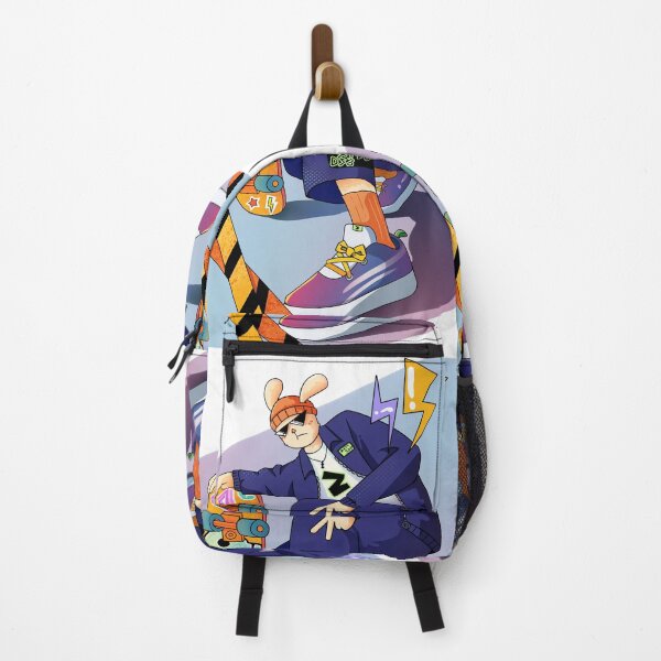 Item preview, Cool Bunny Man Loves Skateboarding designed and sold by SophieHuang.