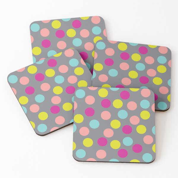 Item preview, Multicolored polka dots designed and sold by IftinDesigns.