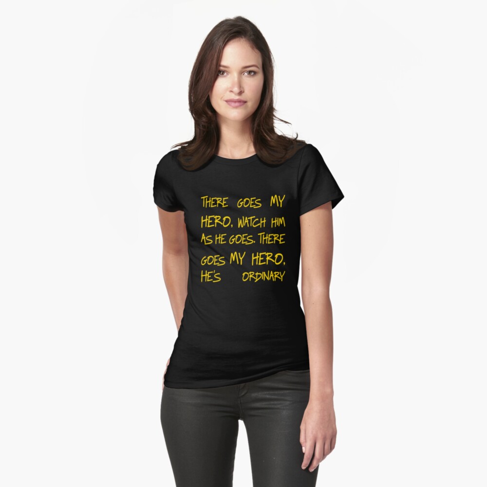 Foo Fighters - My Hero Lyrics Essential T-Shirt for Sale by  AspectsOfDreams