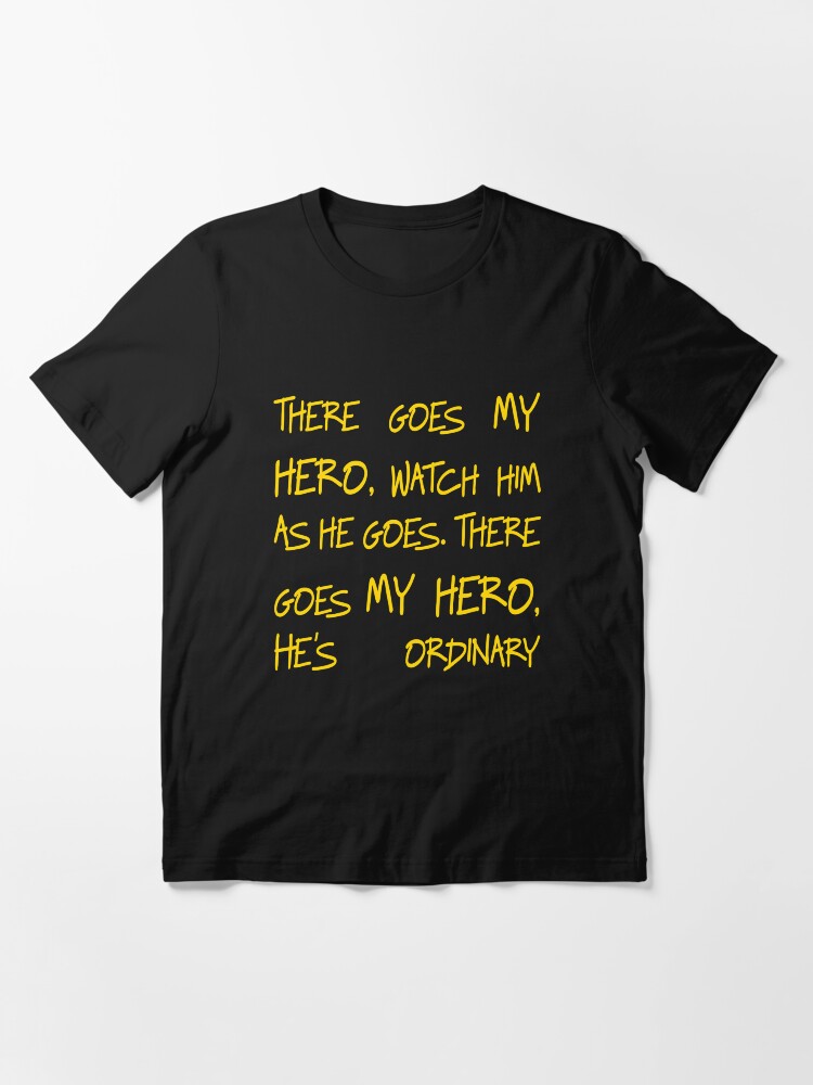 Foo Fighters - My Hero Lyrics Essential T-Shirt for Sale by  AspectsOfDreams