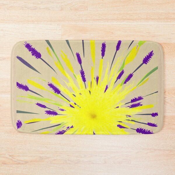 Item preview, Yellow and purple flower explosion designed and sold by Photopat.