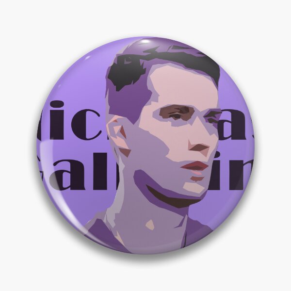 Item preview, Nicholas Galitzine Purple Illustration designed and sold by ABHI-ART.