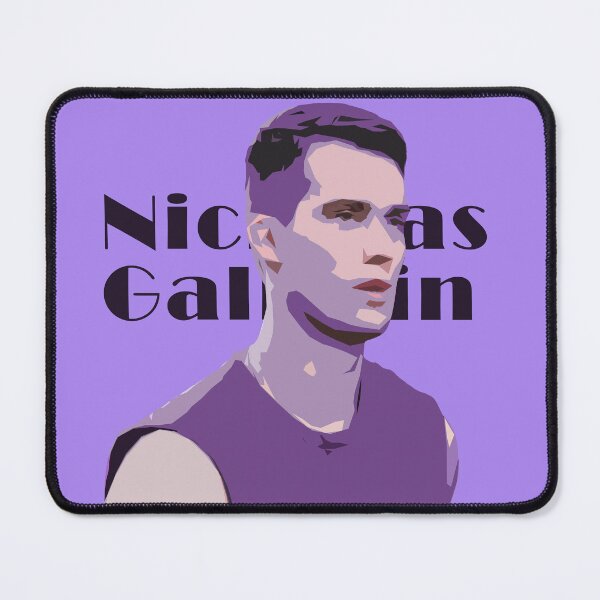 Artikelvorschau, Nicholas Galitzine Lila Illustration entworfen und verkauft von ABHI-ART.