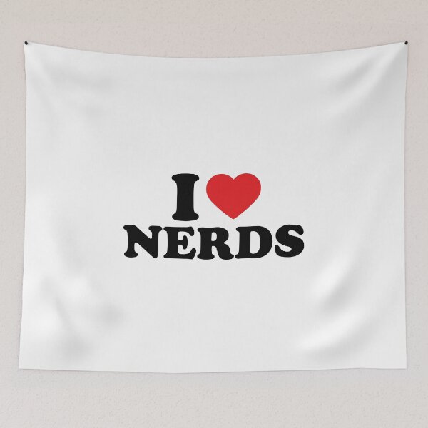 Aperçu de l'œuvre J'aime les nerds créée et vendue par LF Store.