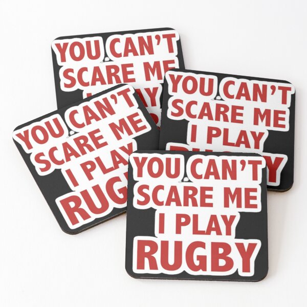 Item preview, You cant scare me I play rugby designed and sold by okbruhh.