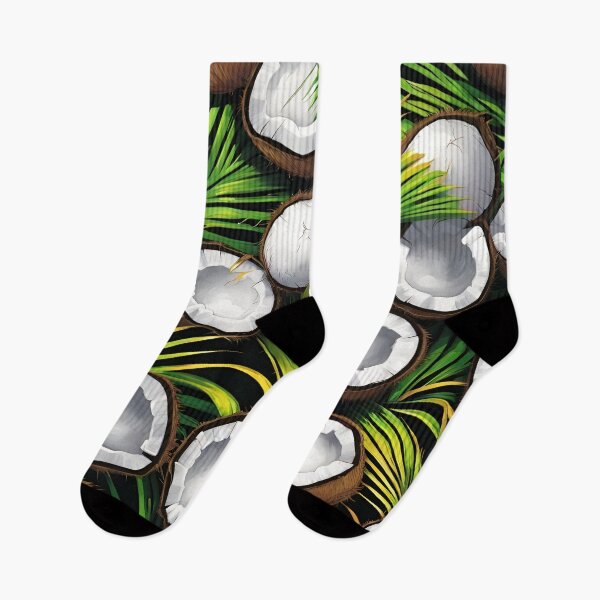 Item preview, Coconuts and Leaves Pattern designed and sold by SeamCraft.
