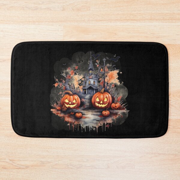 Item preview, Scary Halloween Castle Watercolor Style designed and sold by AnnaMDesign.