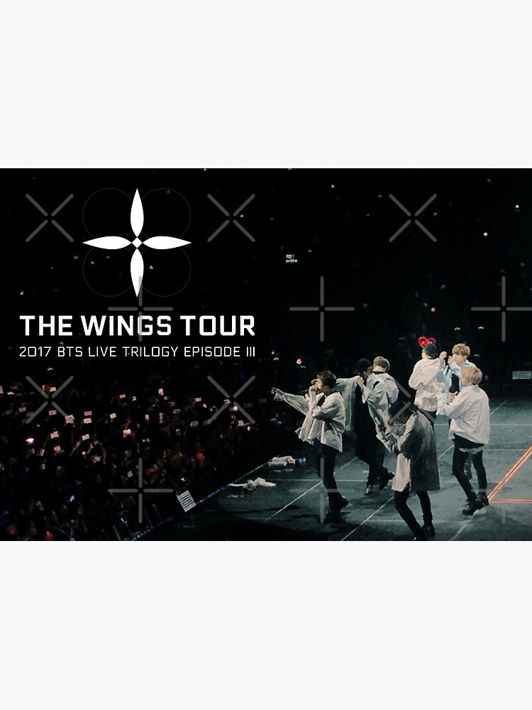 "KPOP BTS WINGS CONCERT" Poster for Sale by mingukkie Redbubble