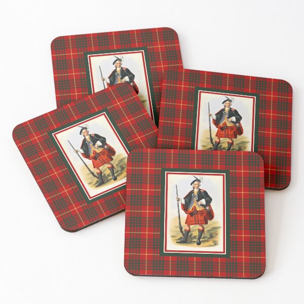 Item preview, Clan Cameron Vintage Portrait Tartan Border designed and sold by plaidwerx.