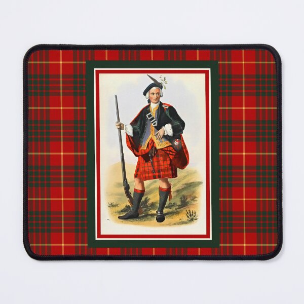 Item preview, Clan Cameron Vintage Portrait Tartan Border designed and sold by plaidwerx.