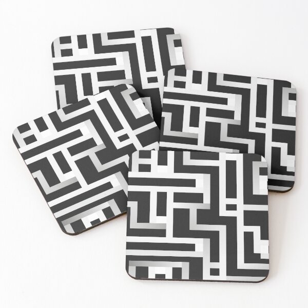 Item preview, Black and white geometric lines designed and sold by teesandlove.